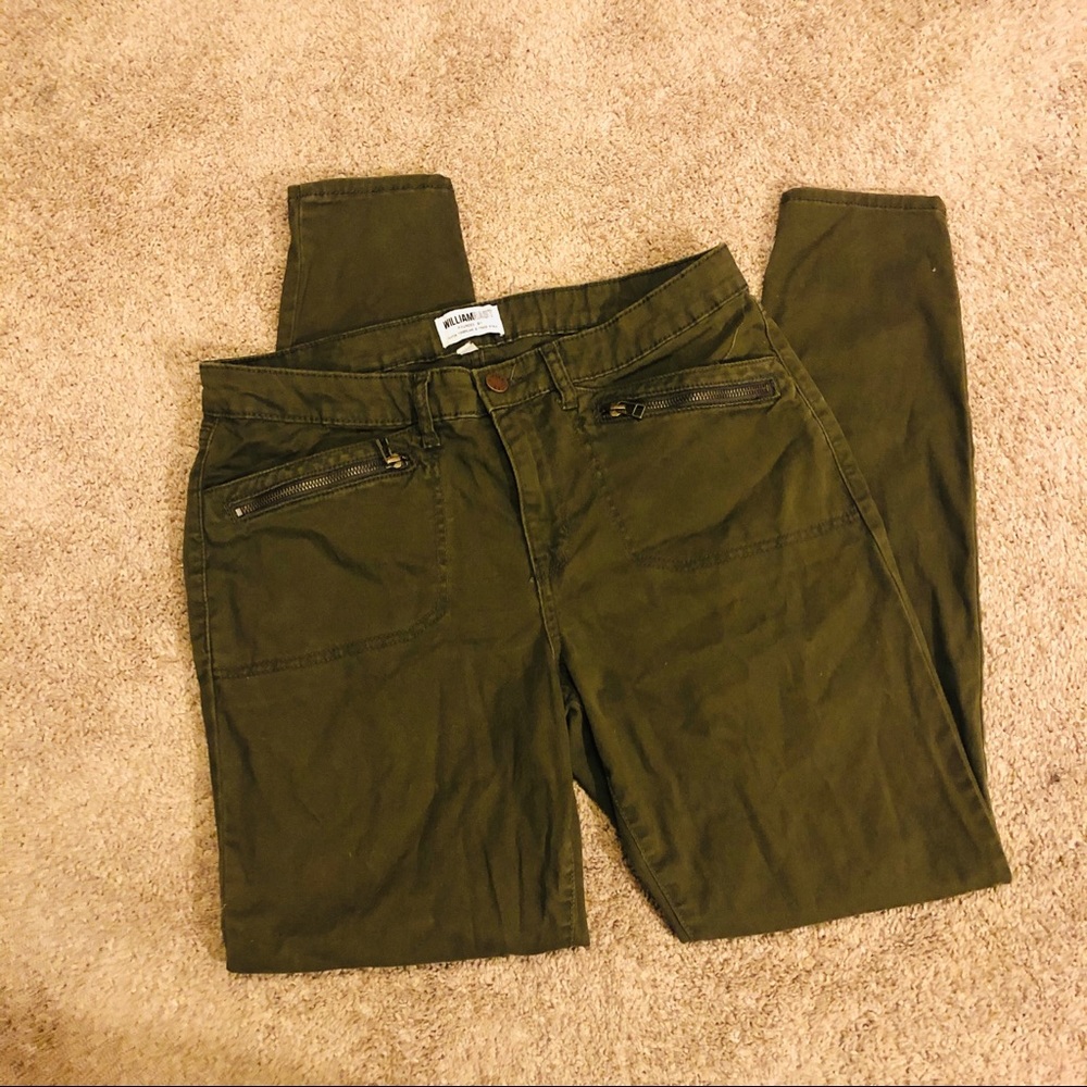 William Rast Skinny Jane Olive Cargo - Size 30